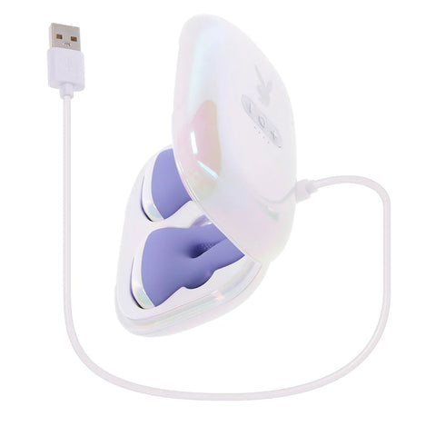 Playboy in A Pinch Vibrating Nipple Clamps