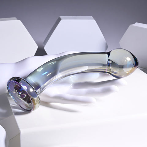Playboy Jewels King Glass Dildo