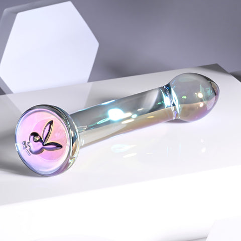 Playboy Jewels King Glass Dildo