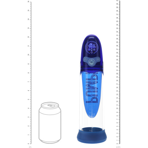 Pumped Aqua Pro Submersible Automatic AI Enabled Penis Pump Blue
