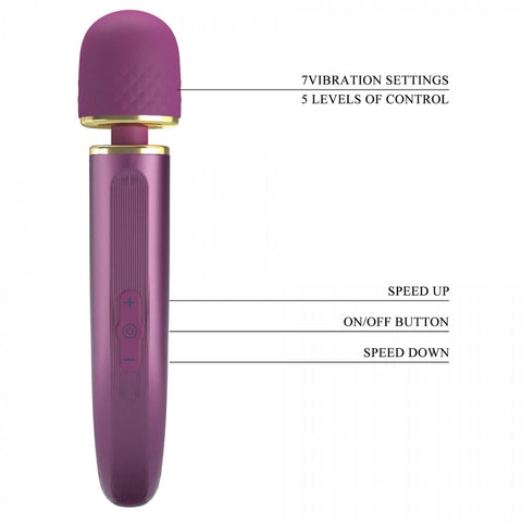 Pretty Love Charming Massager BI-014848-2 Purple