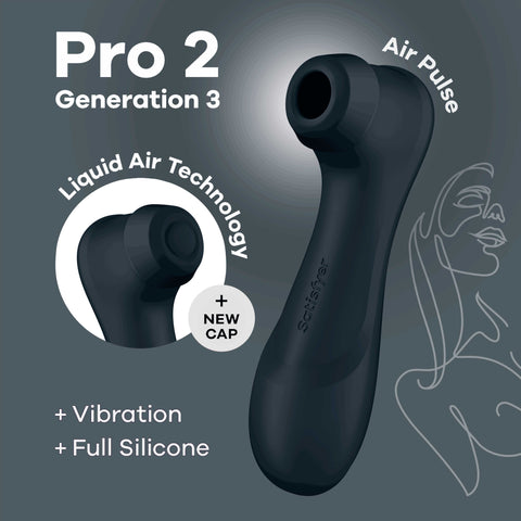 Satisfyer Pro 2 Gen 3 without App Black