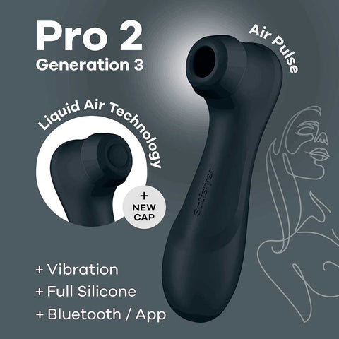 Satisfyer Pro 2 Gen 3 w App Black