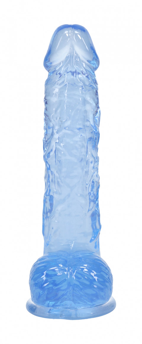 Realrock Realistic Dildo with Balls 5" Blue