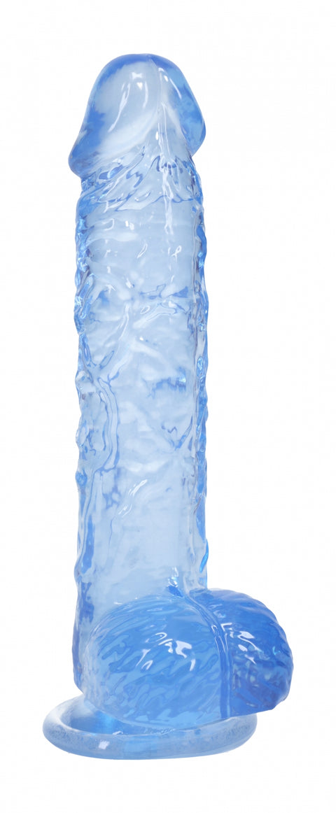 Realrock Realistic Dildo with Balls 5" Blue
