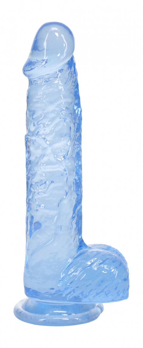 Realrock Realistic Dildo with Balls 5" Blue