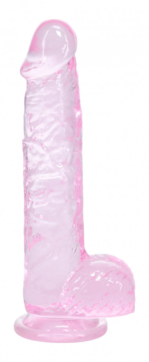 Realrock Realistic Dildo with Balls 5" Pink