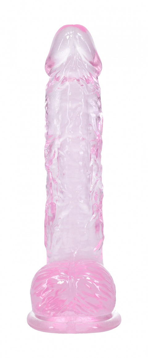 Realrock Realistic Dildo with Balls 5" Pink