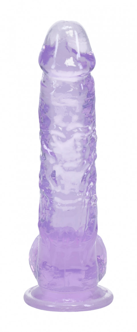 Realrock Realistic Dildo with Balls 5" Purple