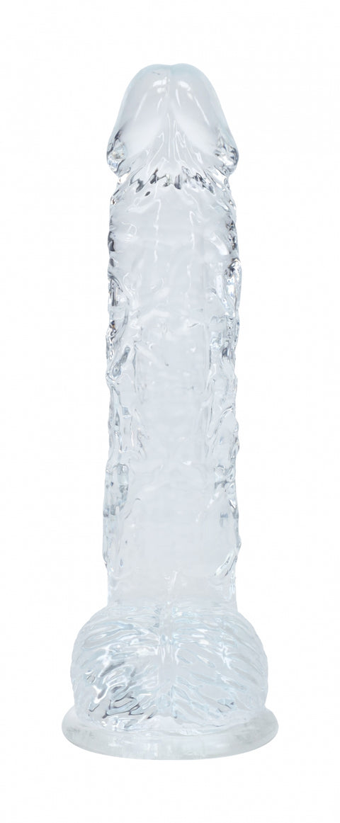 Realrock Realistic Dildo with Balls 5" Transparent