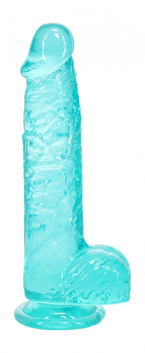 Realrock Realistic Dildo with Balls 5" Teal