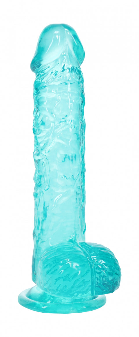 Realrock Realistic Dildo with Balls 5" Teal