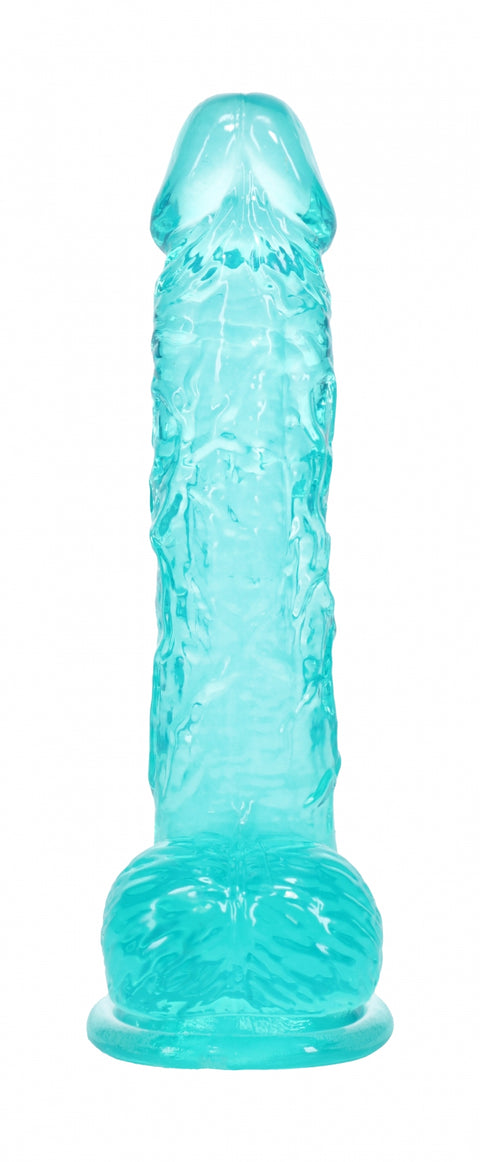 Realrock Realistic Dildo with Balls 5" Teal