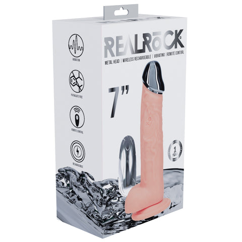 RealRock product packaging with a 7-inch device illustration on a white background