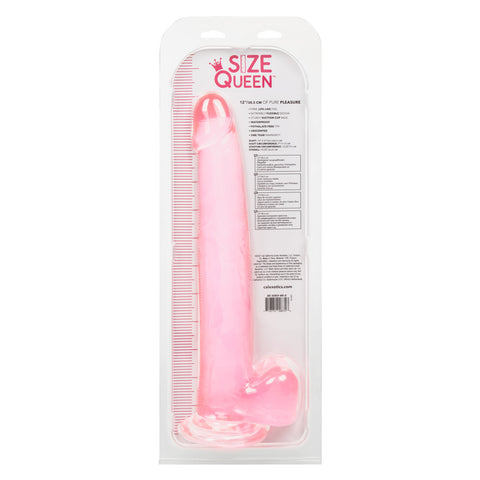 Cal Exotics Size Queen 12" Pink Dong w/ Balls