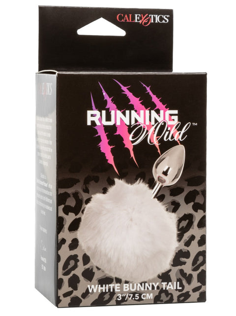 Running Wild White Bunny Tail