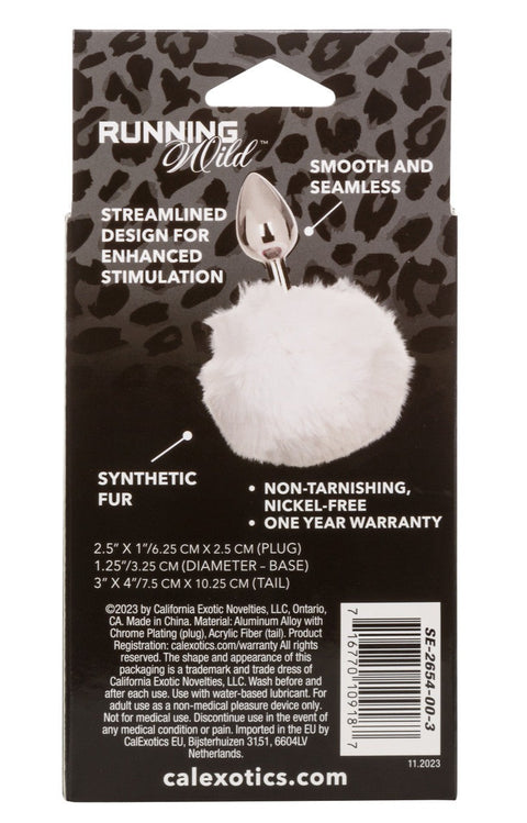 Running Wild White Bunny Tail