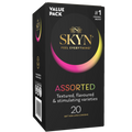 Skyn condom packaging on a white background