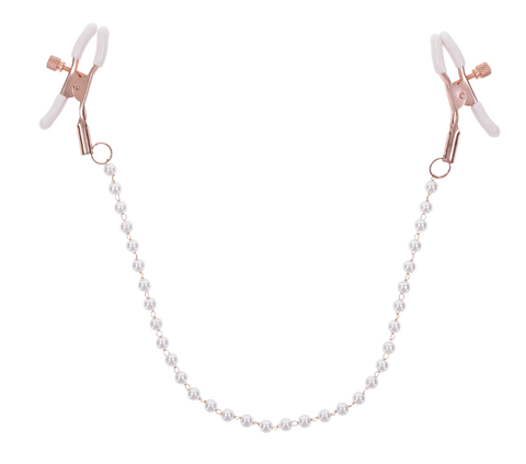S&M Peaches ‘n Creame Pearl Nipple Clamps