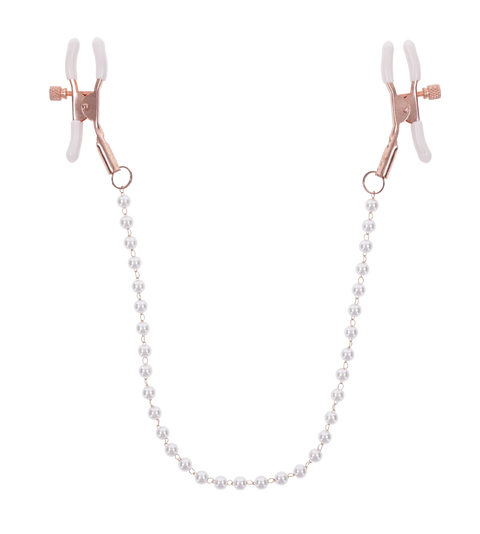S&M Peaches ‘n Creame Pearl Nipple Clamps