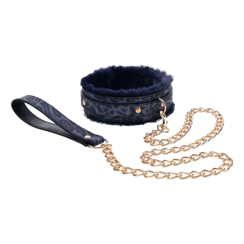 Sportsheets Cougar Fur Collar and Leash