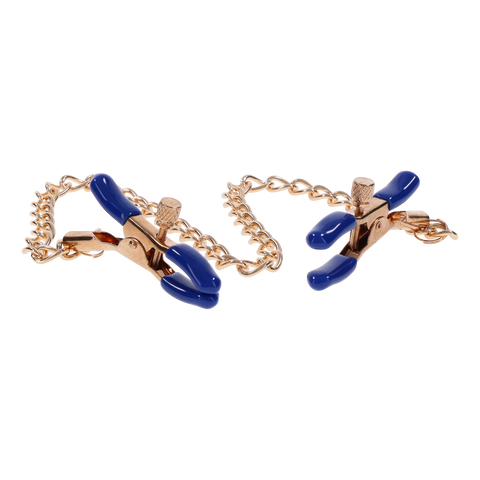 Sportsheets Cougar Chained Nipple Clamps