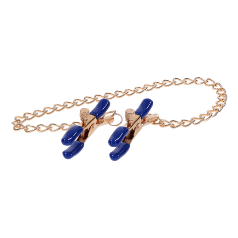 Sportsheets Cougar Chained Nipple Clamps