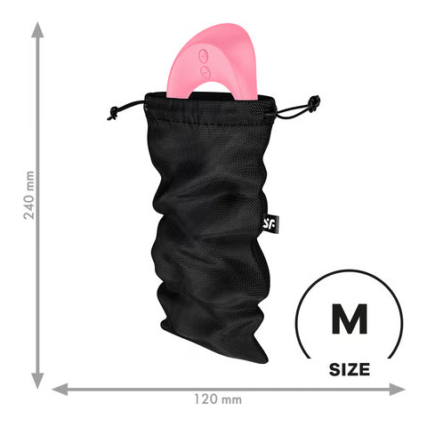 Satisfyer Treasure Bag Sex Toy Storage Pouch Black M