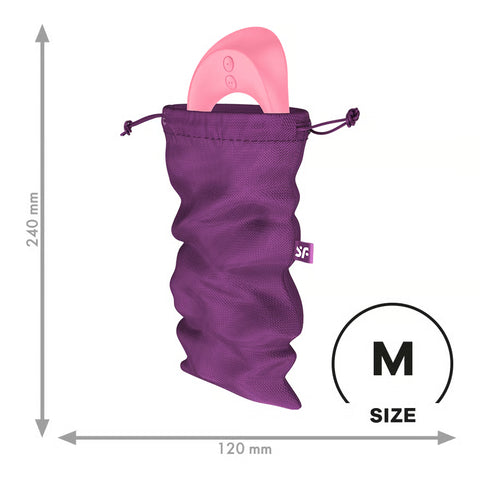 Satisfyer Treasure Bag Sex Toy Storage Pouch Violet M
