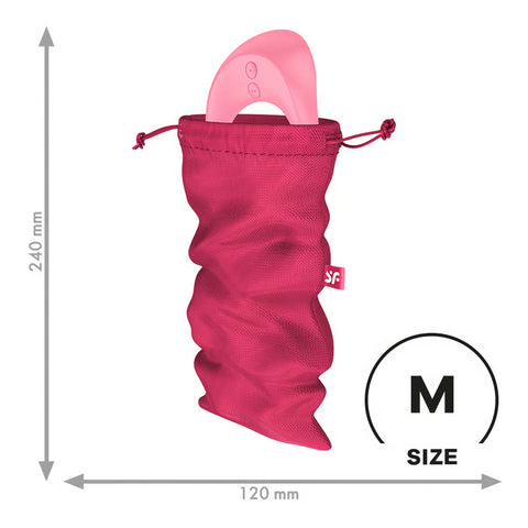 Satisfyer Treasure Bag Sex Toy Storage Pouch Pink M
