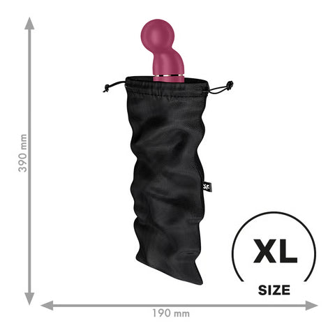 Satisfyer Treasure Bag Sex Toy Storage Pouch Black XL