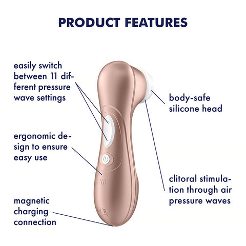 Satisfyer Pro 2 Gen 2 Air Pulse Stimulator Gold