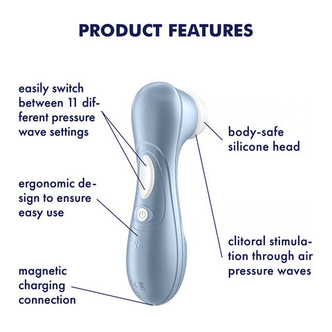 Satisfyer Pro 2 Gen 2 Air Pulse Stimulator Blue