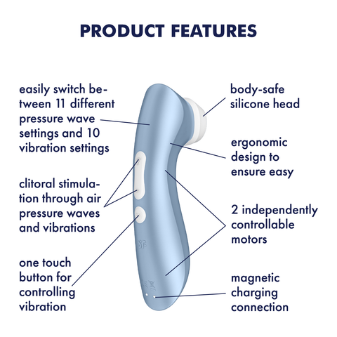 Satisfyer Pro 2 Plus Blue