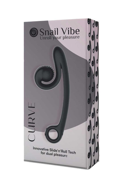 Snail Vibe Curve Vibrator Black