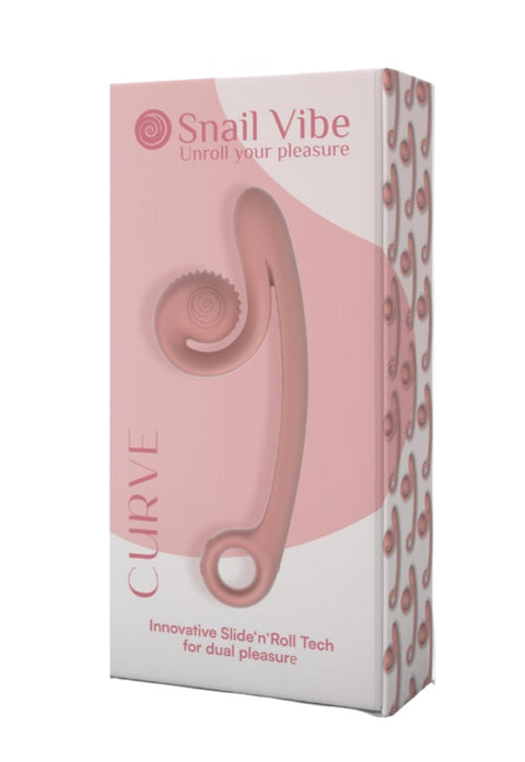 Snail Vibe Curve Vibrator Peachy Pink