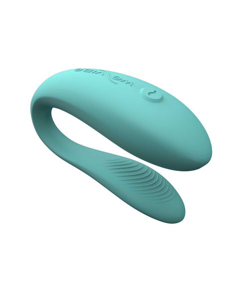 Sync Lite Couples Vibrator Aqua by We Vibe - Peaches and Cream Sync Lite Couples Vibrator Aqua by We Vibe - Peaches and Cream