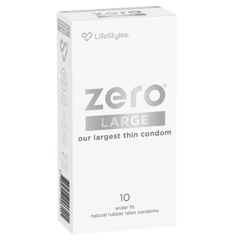 Lifestyles Zero Uber Thin Condoms Large 10 Pack