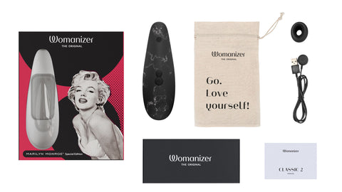 Womanizer Marilyn Monroe Special Edition Black Marble