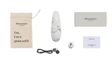 Womanizer Marilyn Monroe Special Edition White Marble