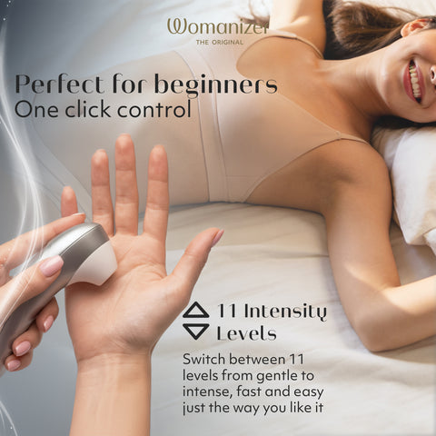 Womanizer Pro Pleasure Air Clitoral Suction Stimulator Silver