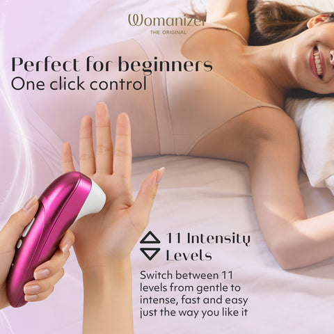 Womanizer Pro Pleasure Air Clitoral Suction Stimulator Vibrant Pink