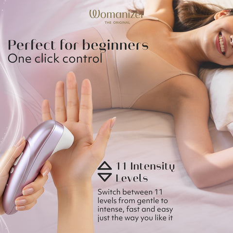 Womanizer Pro Pleasure Air Clitoral Suction Stimulator Lilac Pink