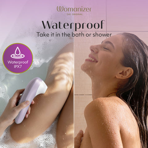 Womanizer Pro Pleasure Air Clitoral Suction Stimulator Lilac Pink