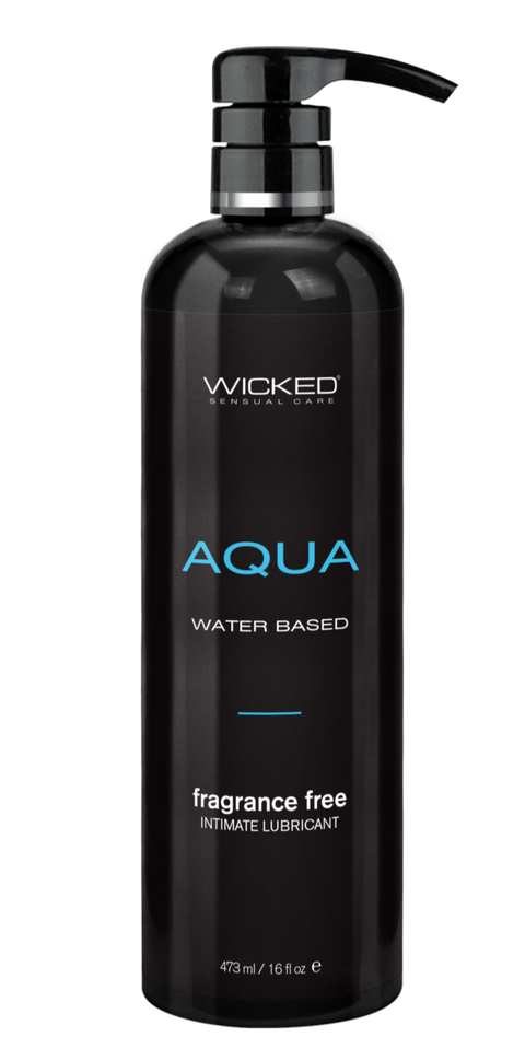 Wicked Aqua Water Based Unscented Lube 473ml