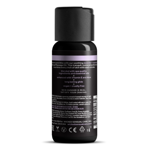 Wicked Lavender + Rosemary Massage Oil 120ml