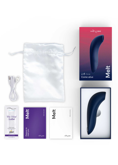 We Vibe Melt Pleasure Air Clitoral Stimulator Midnight Blue