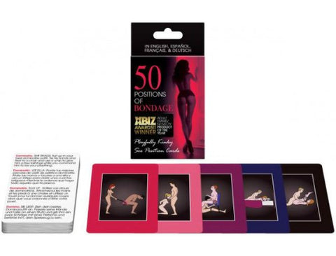 50 Positions Of Bondage Cards