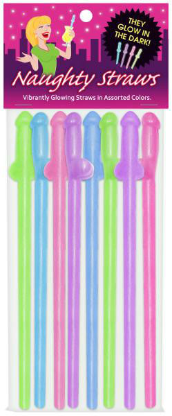 Naughty Straws Glow in The Dark 215