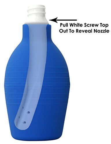 Clean Stream Deluxe Enema Bulb Blue